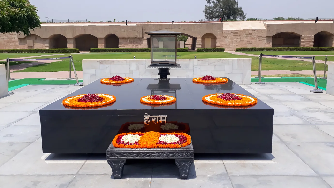 Mahatma Gandhi in Raj Ghat